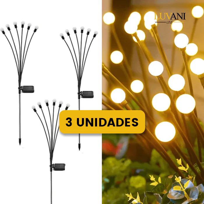 Luz Solar de Led Efeito Vagalume - Ponto De Luz