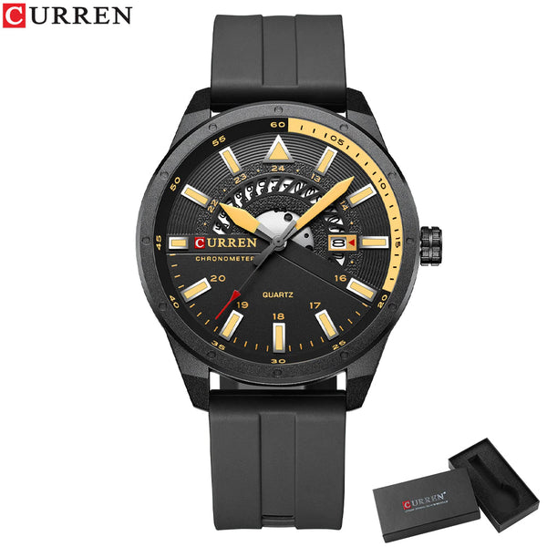 Relógio com Pulseira de Silicone Pulse Curren
