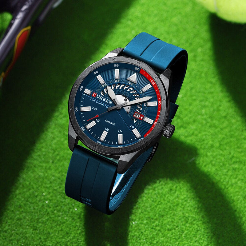 Relógio com Pulseira de Silicone Pulse Curren