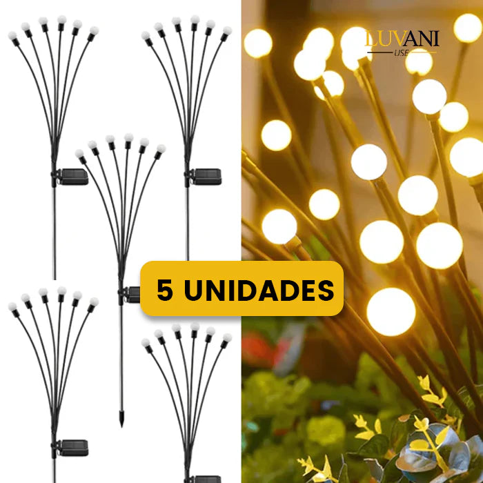 Luz Solar de Led Efeito Vagalume - Ponto De Luz