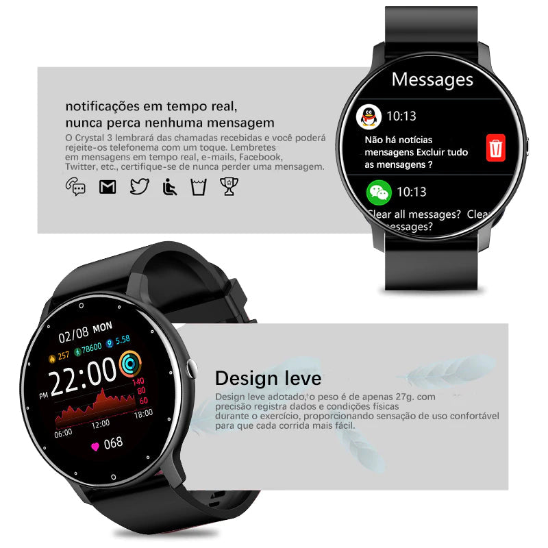Relógio SmartWatch Tendencias Lige