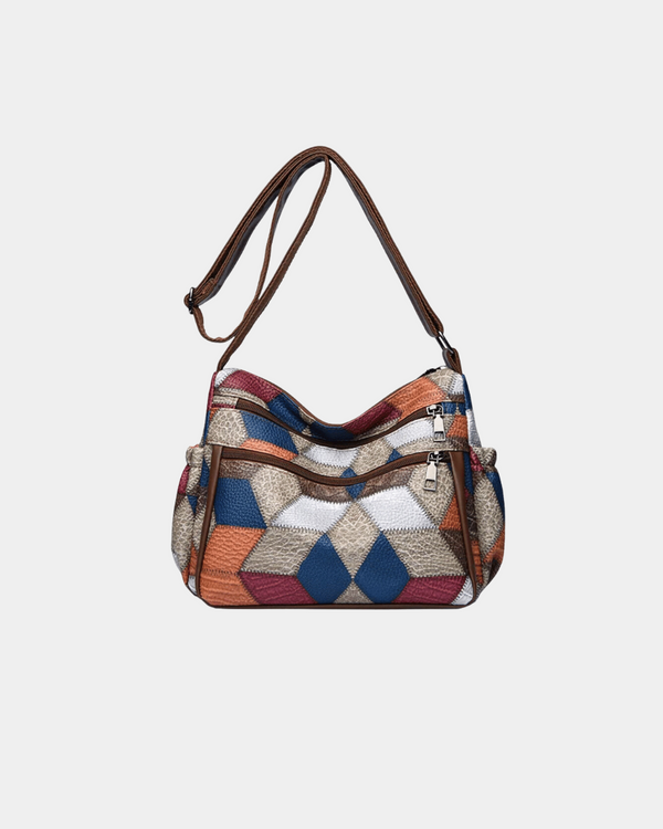 Bolsa Cross estampa geográfica
